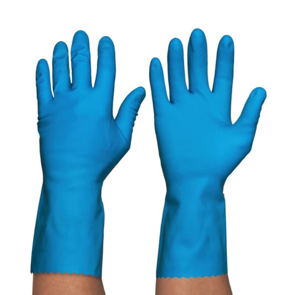 GUANTES DE FREGADO AZULES