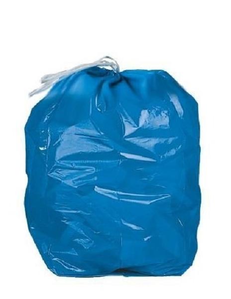 BOLSA BASURA 55X56 CIERRE FACIL AZUL (15U.) G.70