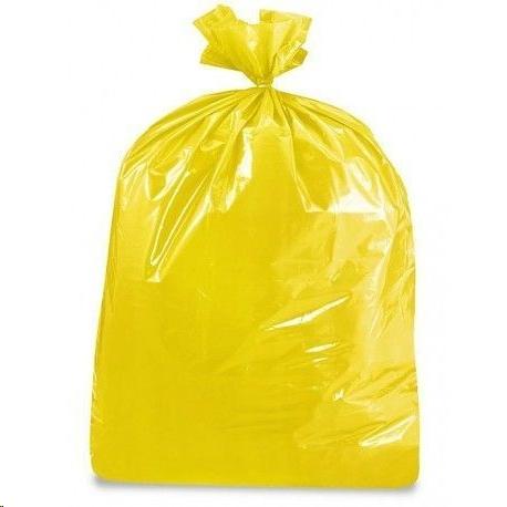 BOLSA BASURA AMARILLA 85x105