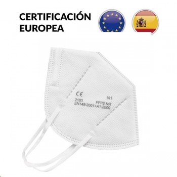 MASCARILLA FFP2 (5 CAPAS) CON CERTIFICACION EUROPEA 20u.