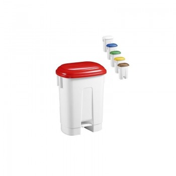 CONTENEDOR 60L AMICO CON PEDAL (COLORES)