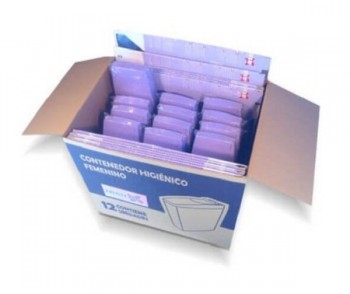 CONTENEDOR DESHECHABLE HIGIENICO FEMENINO