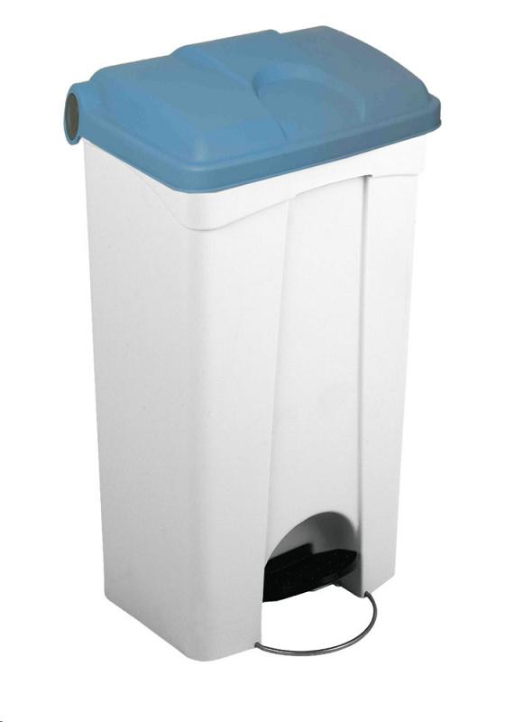 CONTENEDOR POLARIS 90LT.TAPA AZUL+PEDAL+RUEDAS