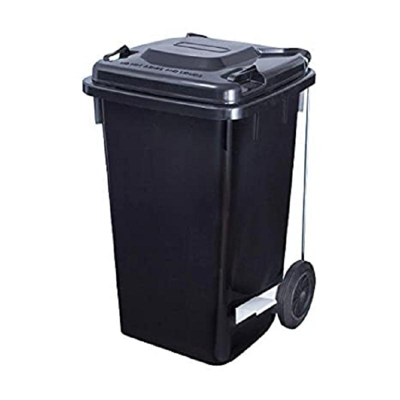 CONTENEDOR INDUSTRIAL NEGRO 100L. CON PEDAL
