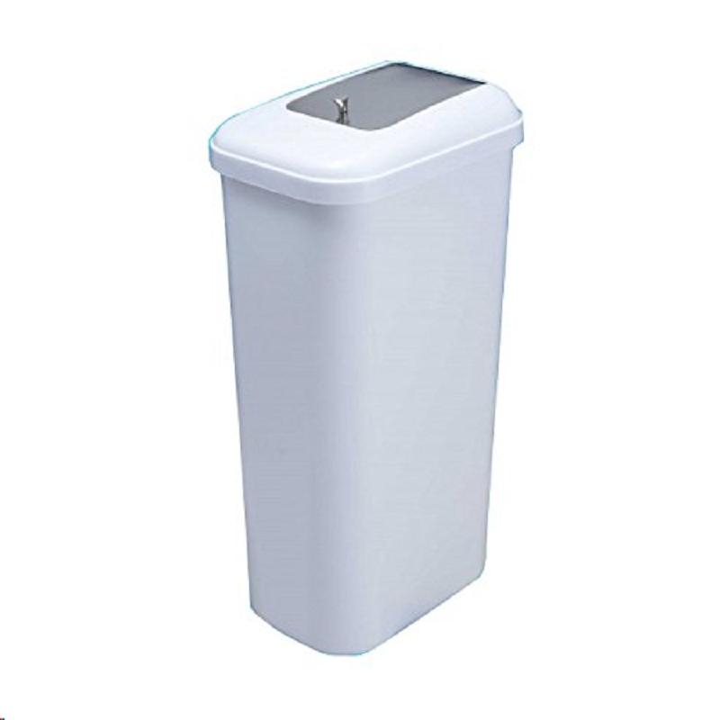 CONTENEDOR SANITARIO FEMENINO TAPA INOX 40LTS.