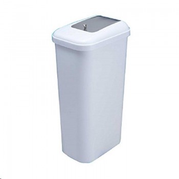 CONTENEDOR SANITARIO FEMENINO TAPA INOX 40LTS.