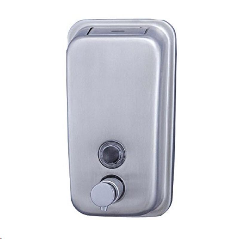 DOSIFICADOR JABON VERTICAL ACERO SATINADO (0,5L)