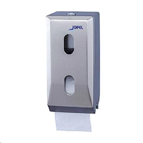 DISPENSADOR PORTARROLLOS PAPEL HIGIENICO DOMESTICO ACERO INOXIDABLE DOBLE