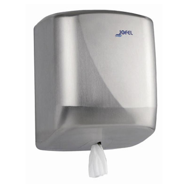 DISPENSADOR TOALLERO PAPEL SECAMANOS MECHA INOX SATINADO FUTURA