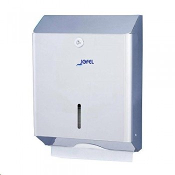 DISPENSADOR TOALLA - SERVILLETA TOALLERO ZIG-ZAG ACERO INOXIDABLE BRILLO Z/600