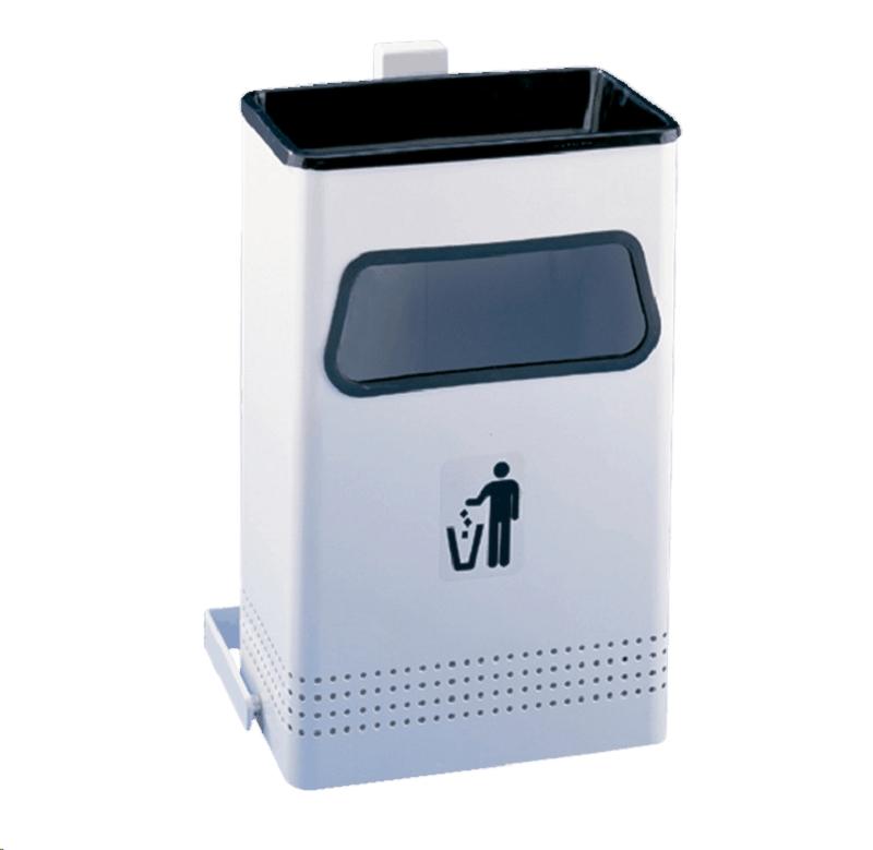 CENICERO PAPELERA PINTADA PARED BASCULANTE 40L.