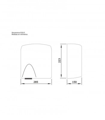 SECAMANOS AUTOMATICO KROSS EOLO ABS BLANCO