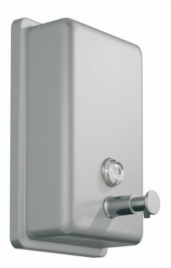 DOSIFICADOR JABON VERTICAL ACERO INOX. SATINADO 850ml