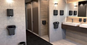 DISPENSADOR TOALLERO PAPEL SECAMANOS MECHA CLEANLINE KROSS NEGRO
