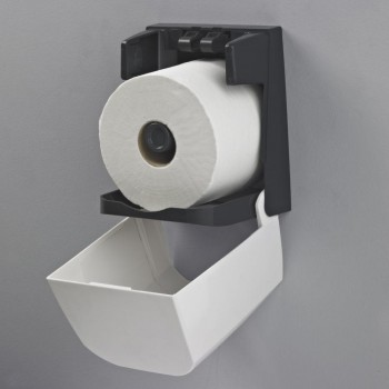 DISPENSADOR PAPEL HIGIENICO PLEGADO/DOMESTICO (MIXTO) YALISS MINI ABS BLANCO