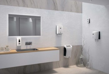 DISPENSADOR PAPEL HIGIENICO PLEGADO/DOMESTICO (MIXTO) YALISS MINI ABS BLANCO