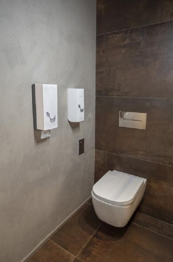 DISPENSADOR PAPEL HIGIENICO INTERPLEGADO MEGAMINI ABS BLANCO/GRIS