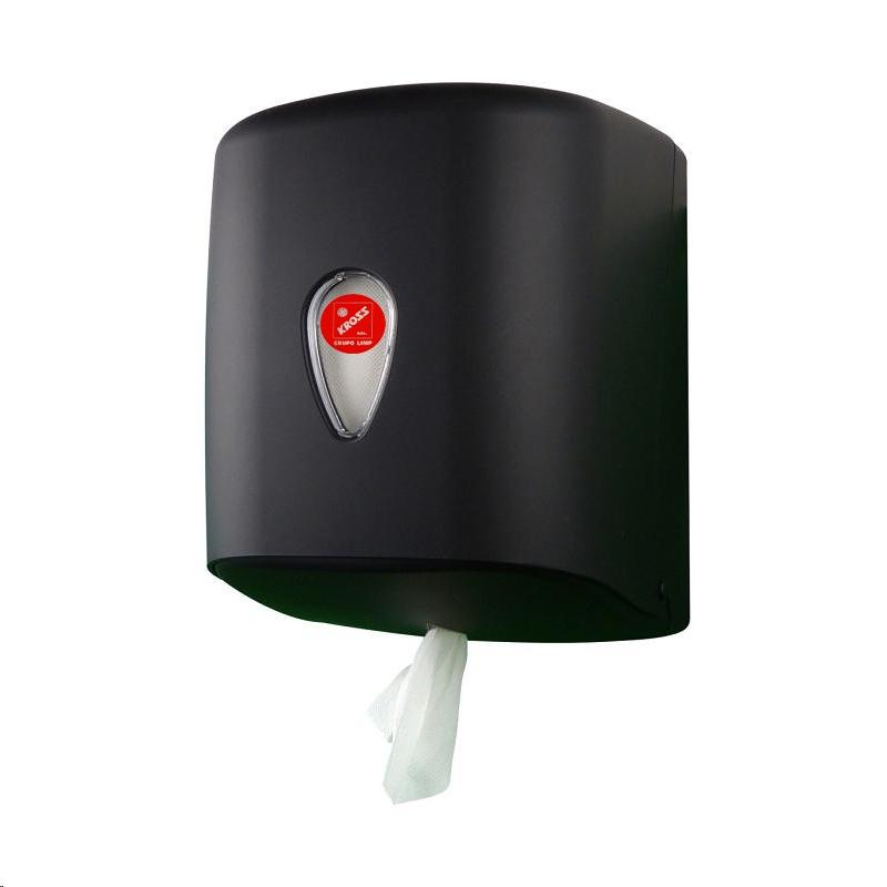DISPENSADOR TOALLERO PAPEL SECAMANOS MECHA KROSS ARES NEGRO
