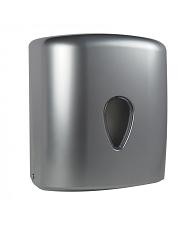 DISPENSADOR TOALLERO PAPEL SECAMANOS MECHA KROSS "ARES" PLATA