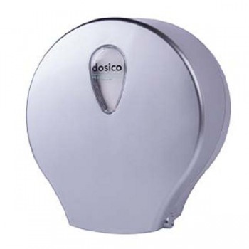 DISPENSADOR PORTARROLLOS PAPEL HIGIENICO INDUSTRIAL KROSS "ARES" PLATA METALIZADO 45mm