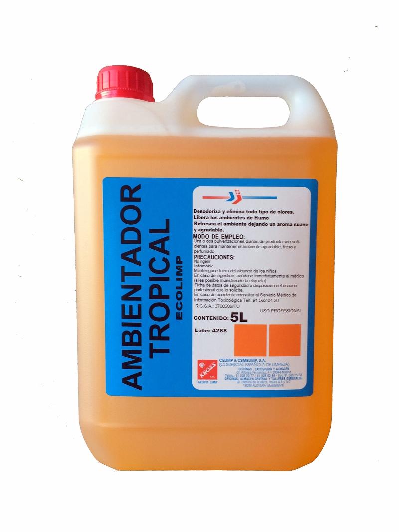 AMBIENTADOR KROSS TROPICAL ECOLIMP (AK5) 5L.
