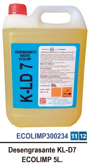 DESENGRASANTE KROSS KL-D7 (5L.) ECOLIMP