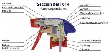 ATOMIZADOR ROJO (PISTOLA) ECOLIMP