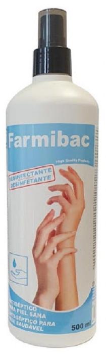 DESINFECTANTE MANOS FARMIBAC SPRAY 500ml.