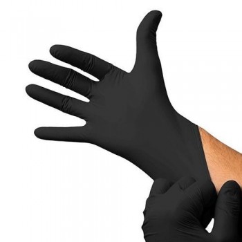 GUANTE NITRILO BLACK (NEGROS) SIN POLVO