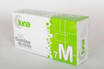 GUANTE NITRILO BLACK (NEGROS) SIN POLVO