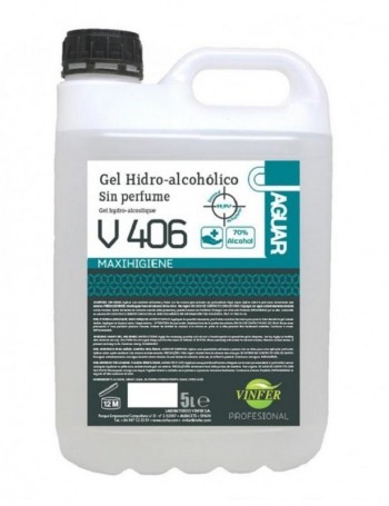 GEL HIDROALCOHOLICO JAGUAR V406 (5L.)