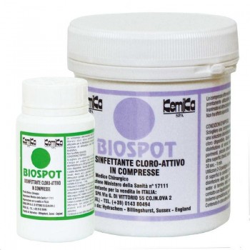 BIOSPOT 200x3g DESINFECTANTE CLORO (PASTILLAS)