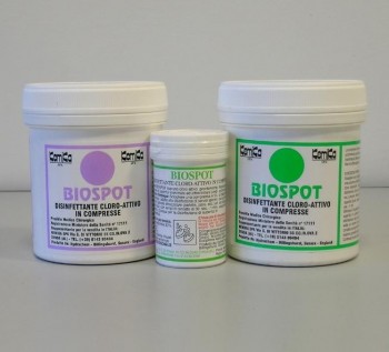 BIOSPOT 200x3g DESINFECTANTE CLORO (PASTILLAS)
