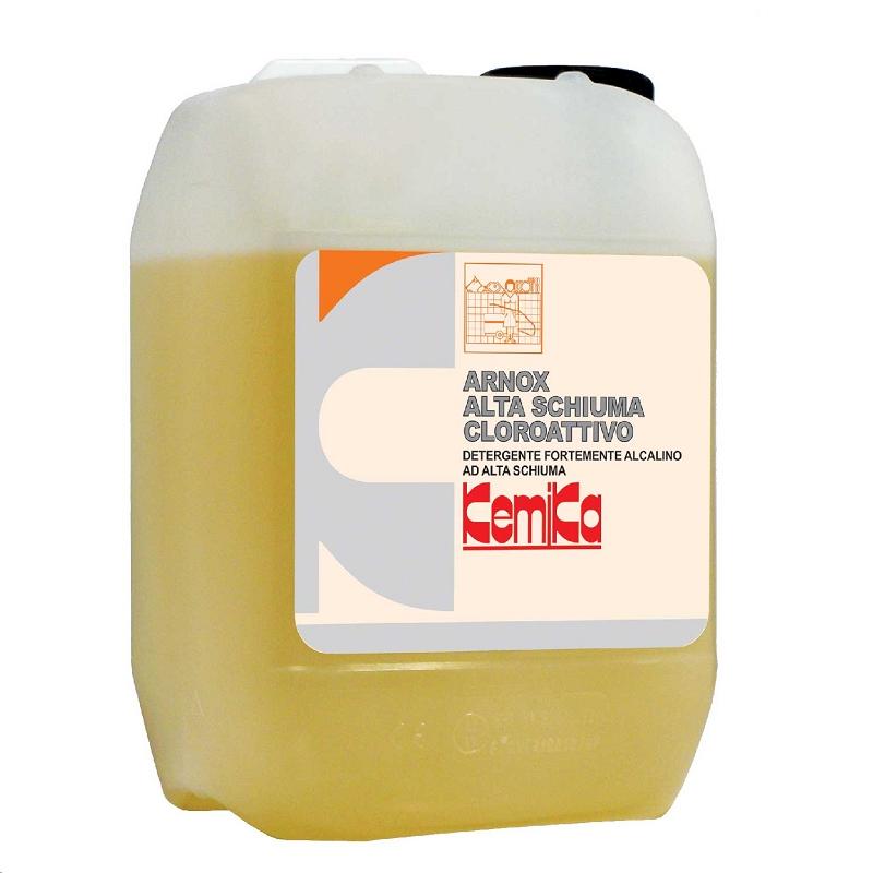 ARNOX DESENGRASANTE ALTA ESPUMA CON CLORO ACTIVO (6 Kg.)