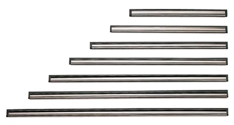 GUIA CON GOMA LIMPIACRISTALES ACERO INOXIDABLE (PULEX)