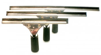 GUIA CON GOMA LIMPIACRISTALES ACERO INOXIDABLE (PULEX)
