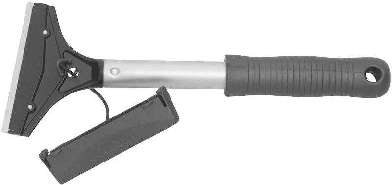 RASCADOR CORTO CRISTALES SUELO 25cm C/MANGO VERMOP