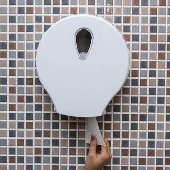 DISPENSADOR PORTARROLLOS PAPEL HIGIENICO INDUSTRIAL KROSS ARES BLANCO