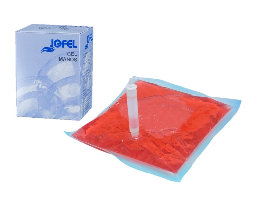 CARGA JABON - GEL ROJO 800ml. (12U.)