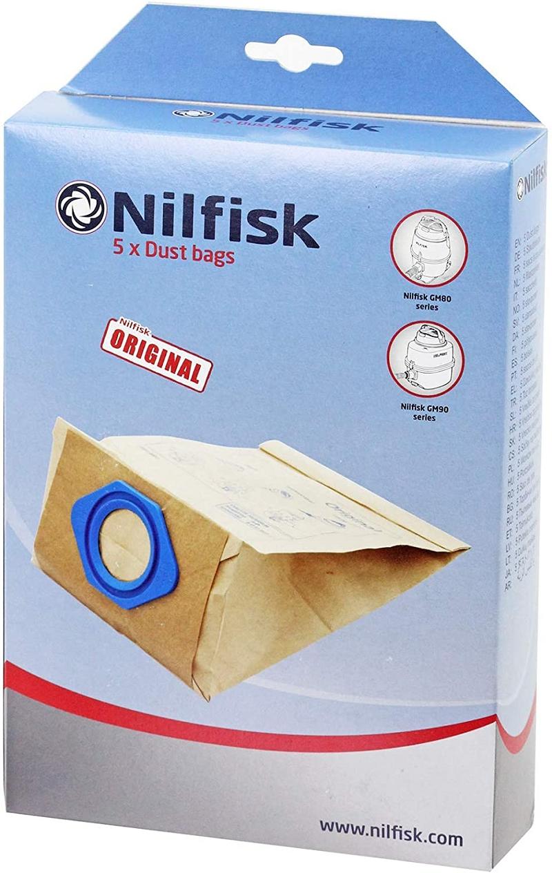 BOLSA PAPEL NILFISK GM70/80/90 (5UDS.)