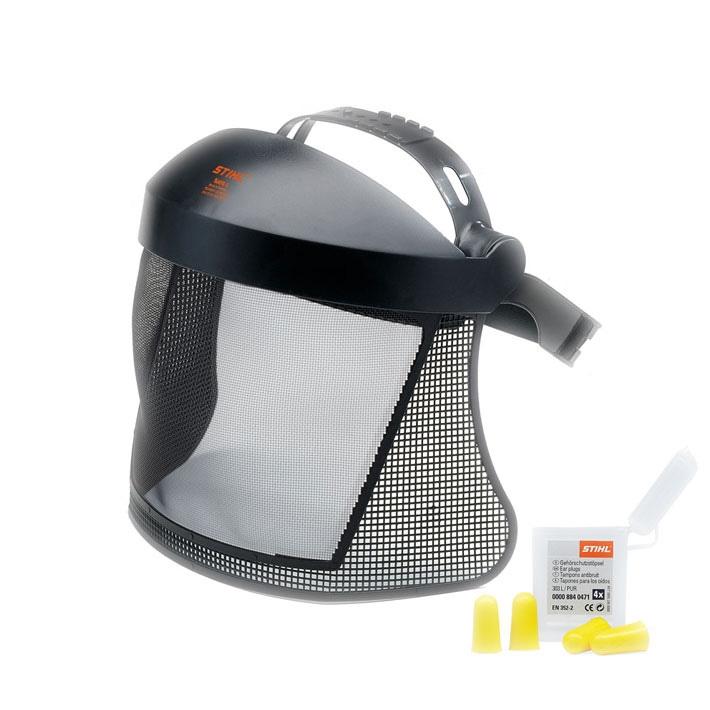 CARETA-PANTALLA DE PROTECCION STHIL + JUEGO 4 TAPONES OIDOS